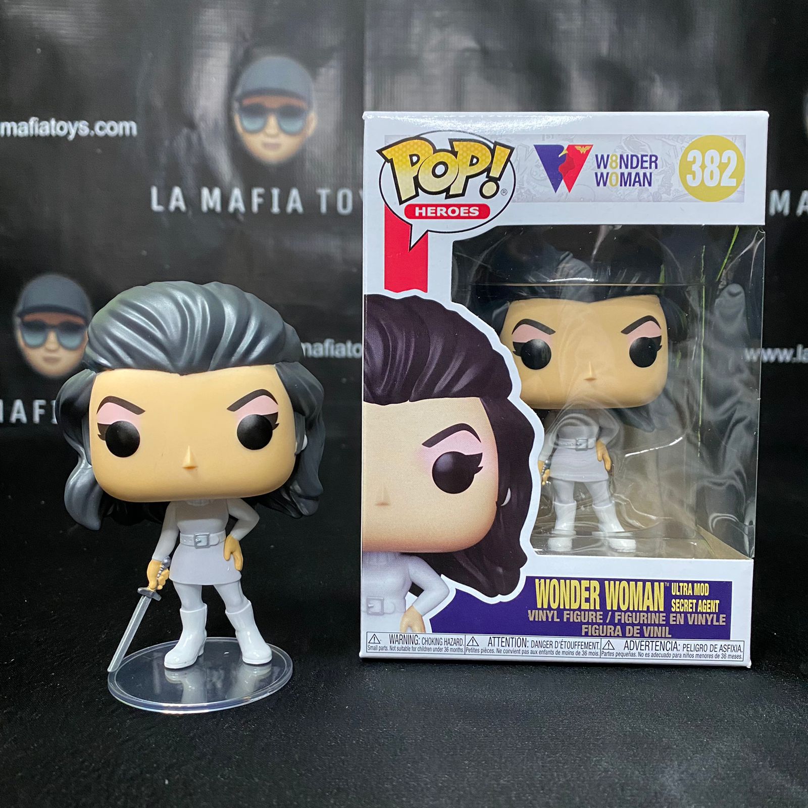 Funko Pop Dc Comics: Wonder Woman - Wonder Woman Ultra Mod Secret Agent