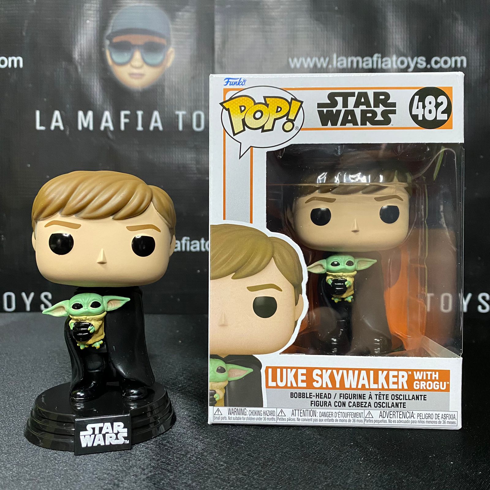 Funko Pop : The Mandalorian - Luke Skywalker With Baby Yoda