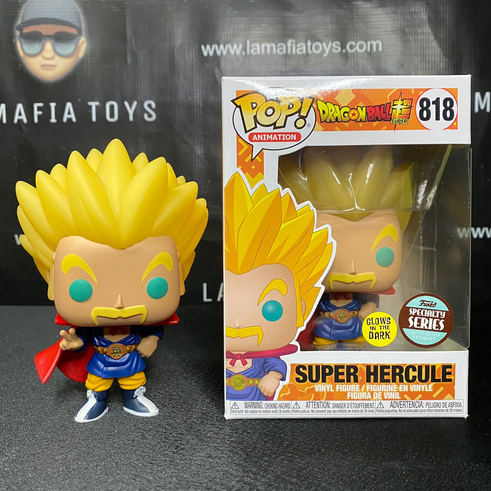 Funko Pop: Dragon Ball - Super Hercule (Glows)