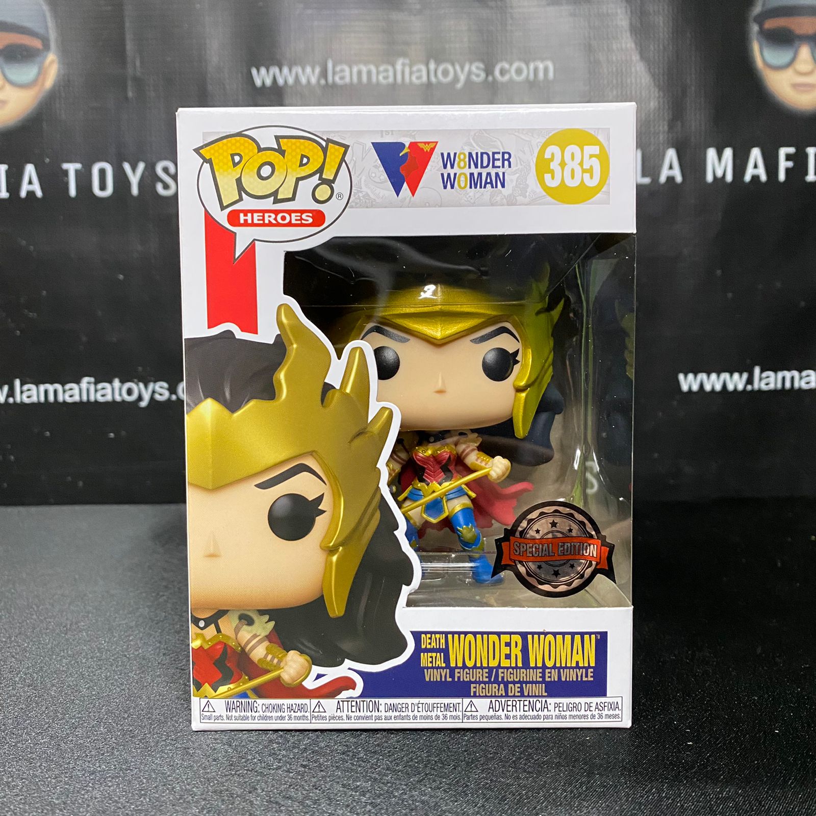 Funko Pop Dc Comics: Wonder Woman - Death Metal 80th Anniversary