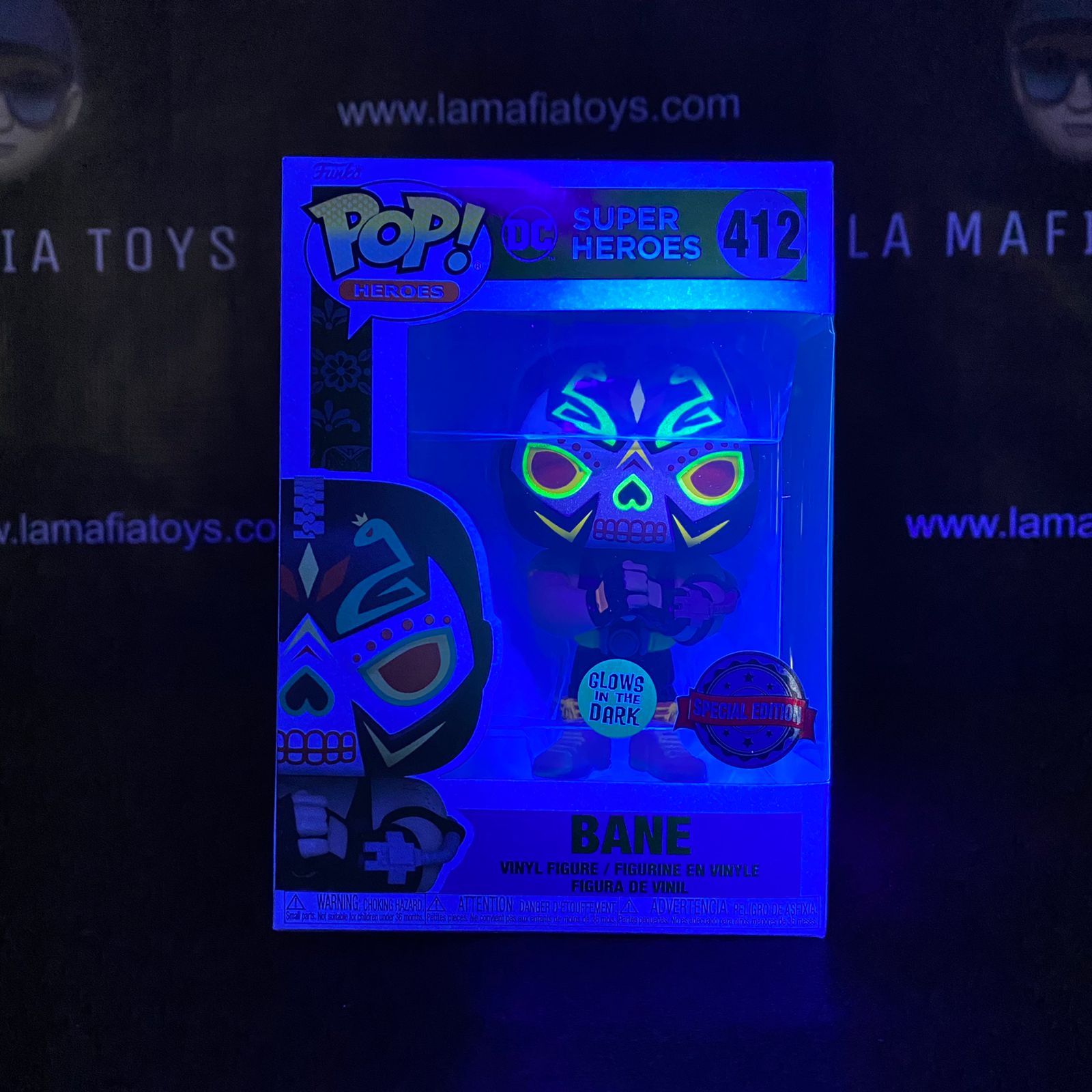 Funko Pop : Dia De Los DC - Bane (Glows)
