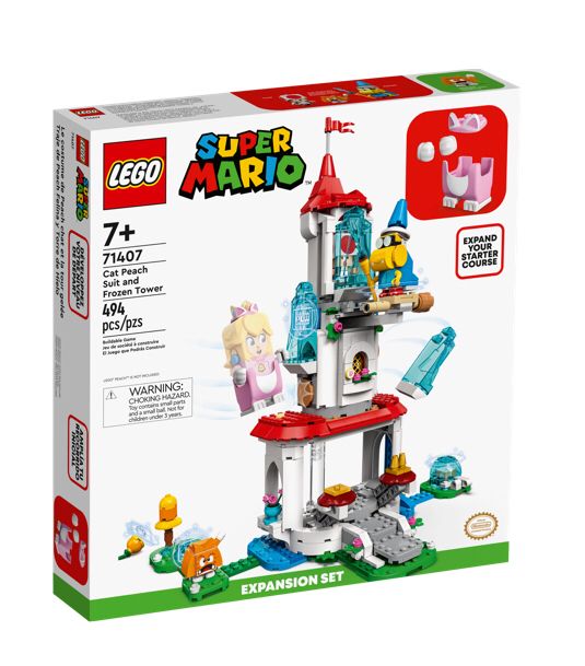 Lego Super Mario Set de Expansion Torre De Hielo Y Traje De Peach Felina 71407