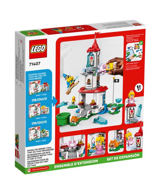 Lego Super Mario Set de Expansion Torre De Hielo Y Traje De Peach Felina 71407