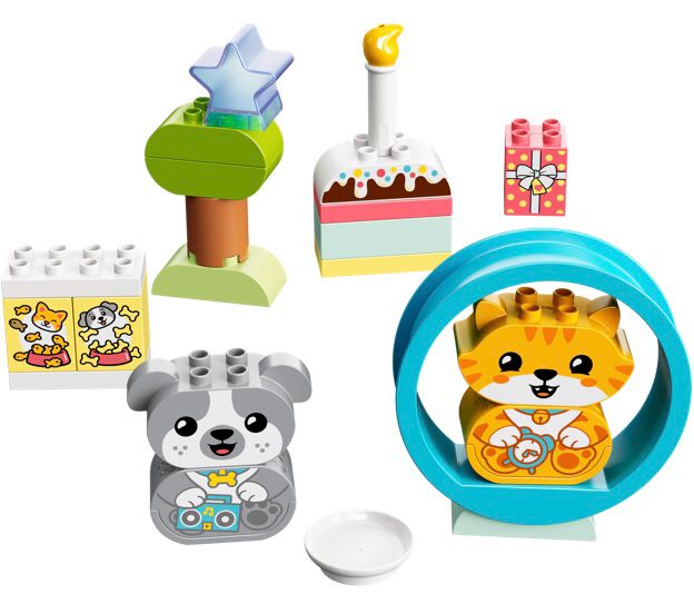 Lego Duplo Mis Primeros Cachorrito Y Gatito Con Sonido 10977