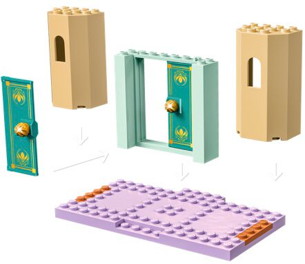 Lego Disney Frozen Castillo De Juegos De Anna Y Olaf 43204