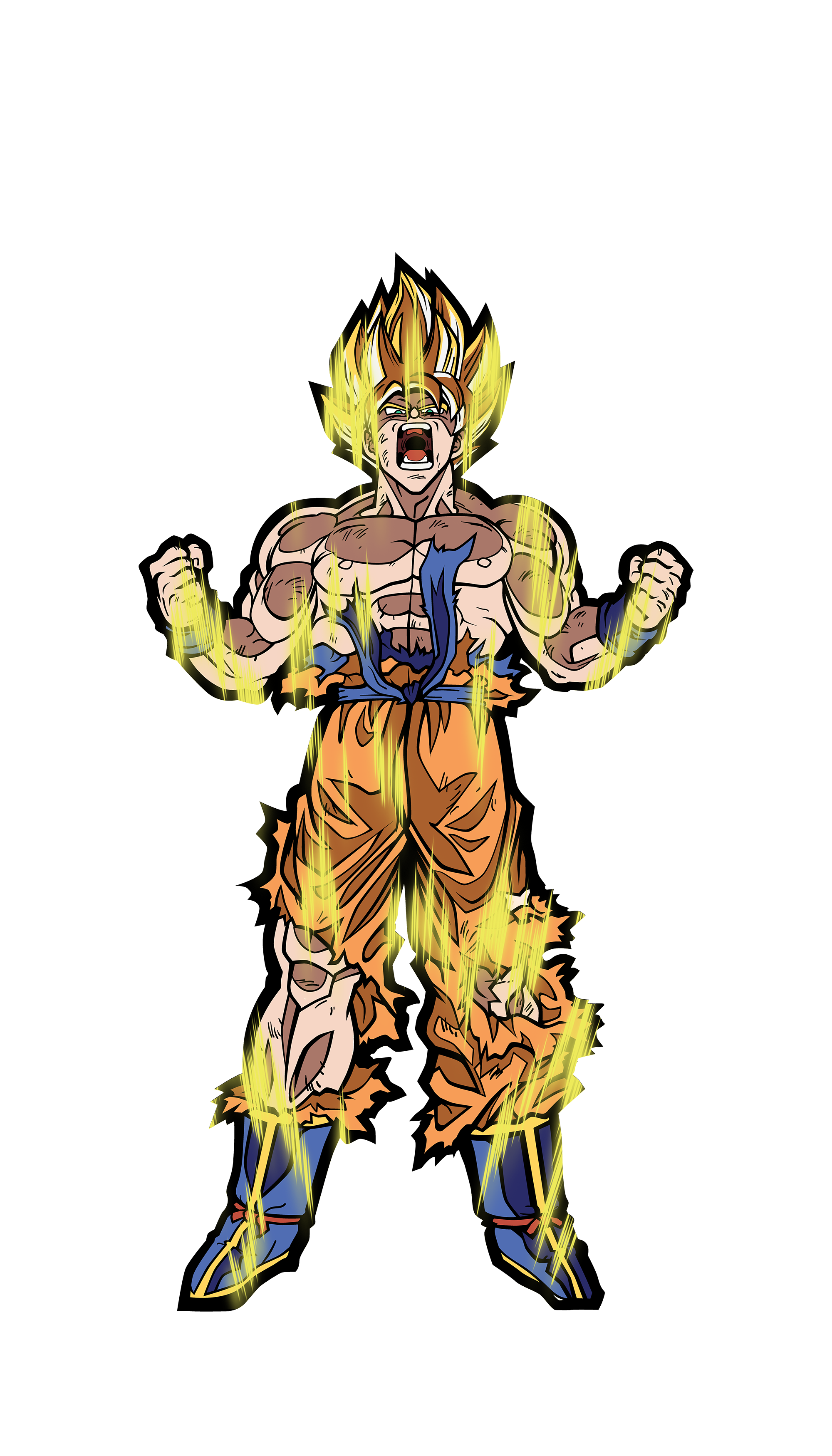 FIGPIN DRAGON BALL Z SUPER SAIYAJIN GOKU X2