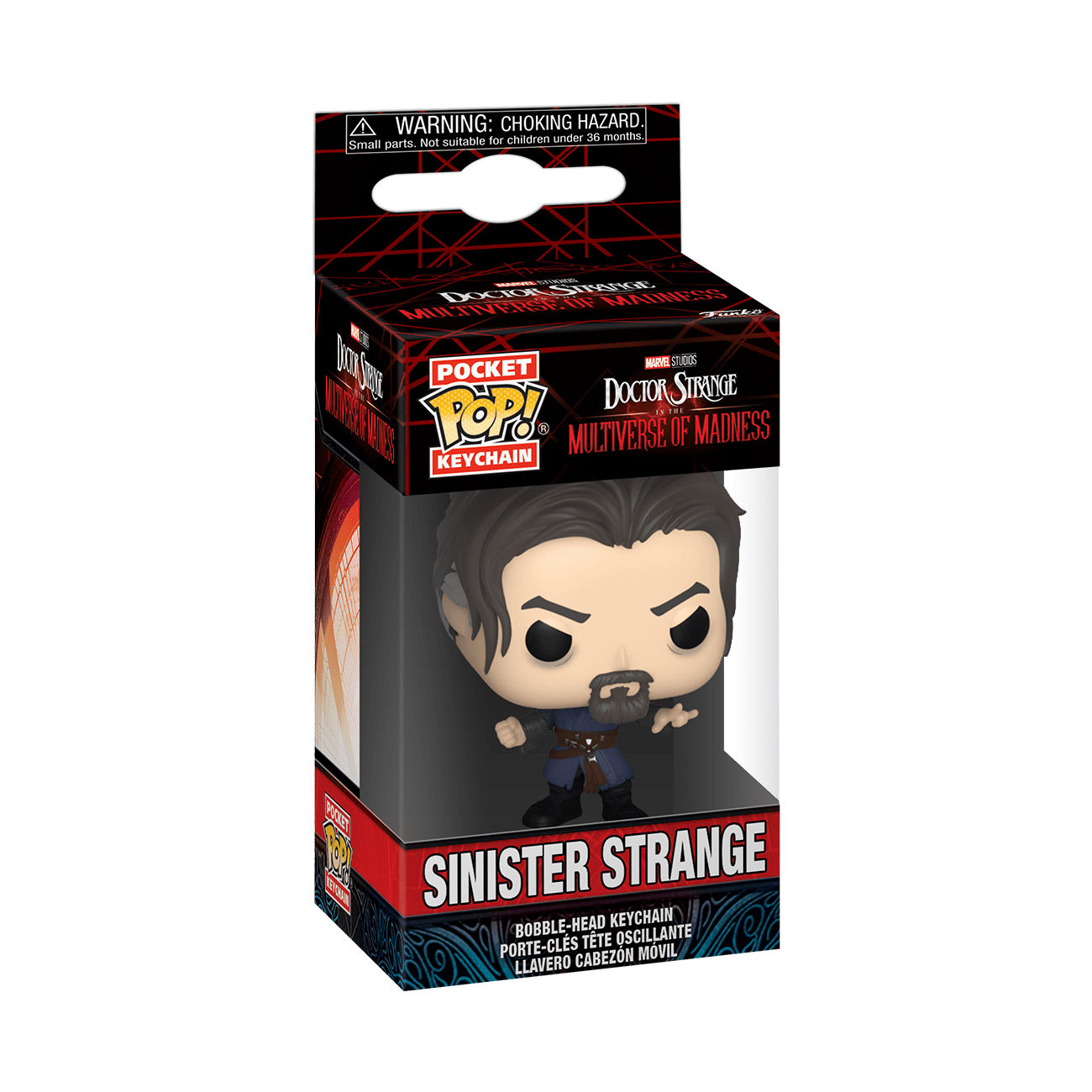 Funko Pocket Pop Keychain Marvel Doctor Strange Multiverse Of Madness Strange Siniestro