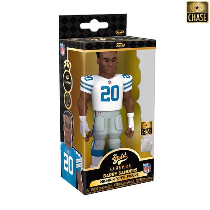 Funko Gold NFL Legends Barry Sanders Lions Detroit