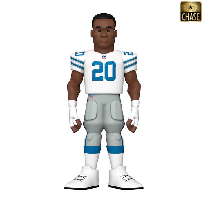 Funko Gold NFL Legends Barry Sanders Lions Detroit