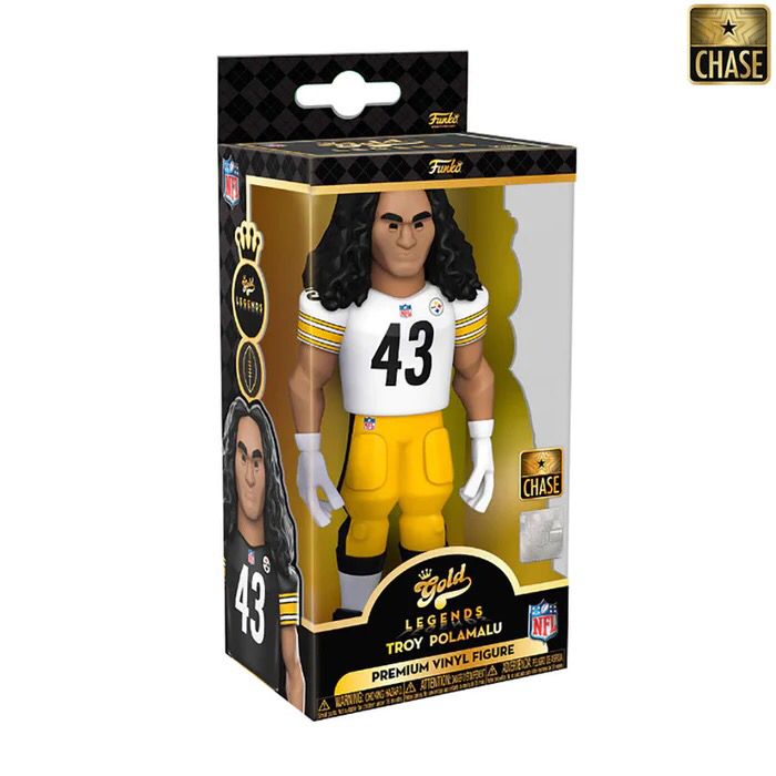 Funko Gold NFL Legends Troy Polamalu Steelers Pittsburgh