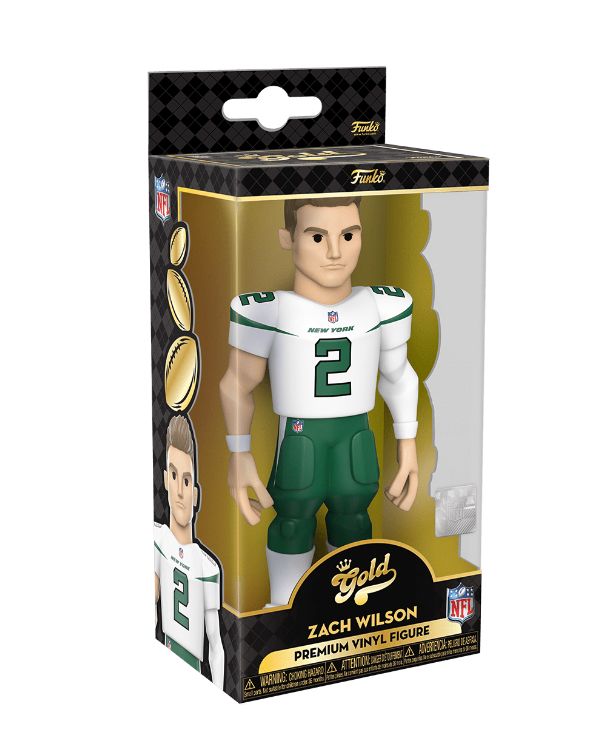 Funko Gold Zach Wilson NFL Jets New York