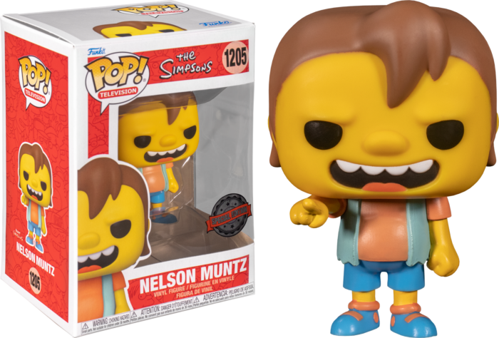 Funko Pop Nelson 1205 Simpsons Exclusivo