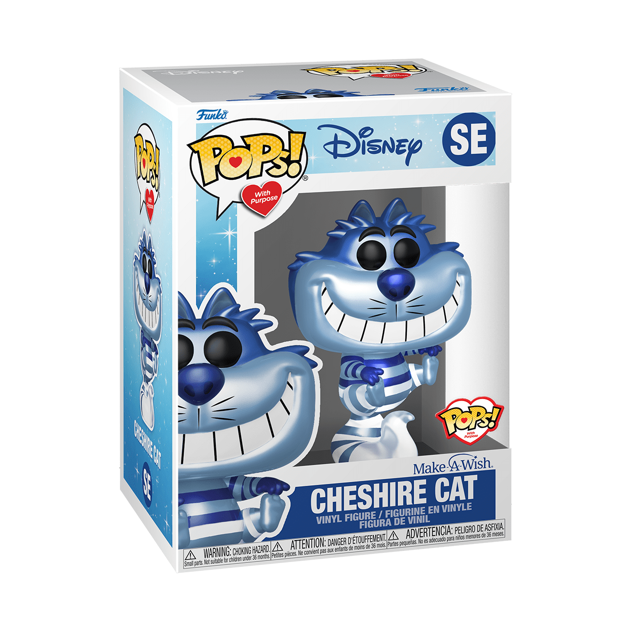 Funko Pop Cheshire Cat Metallic Alicia En País de las Maravillas Make A Wish