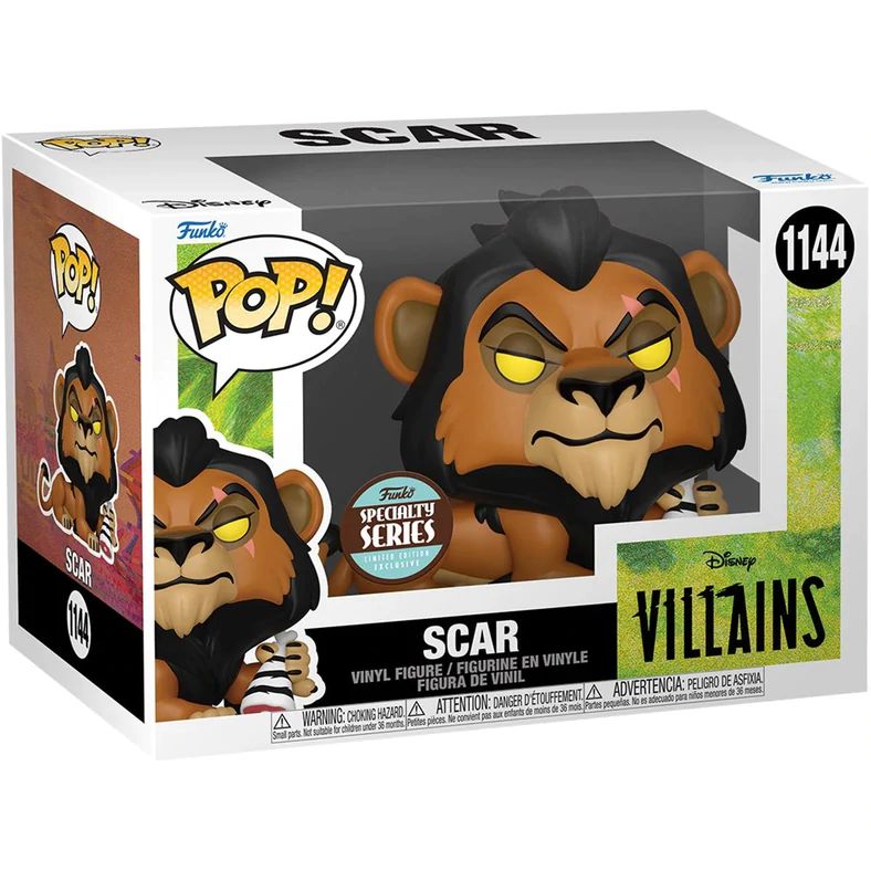Funko Pop Disney Scar 1144 El Rey Leon Villanos Exclusivo