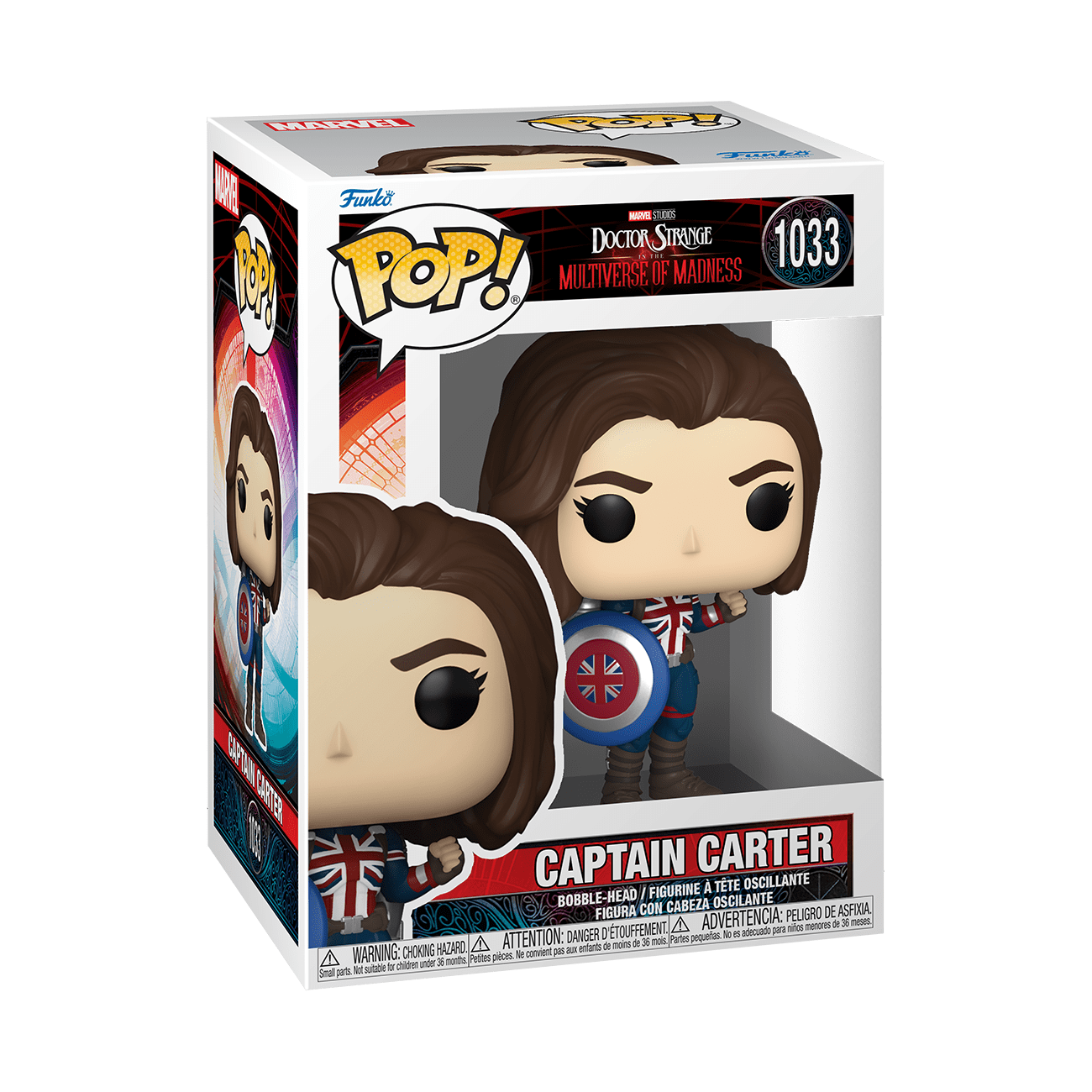 Funko Pop Marvel Doctor Strange Multiverse Of Madness Capitana Carter 1033