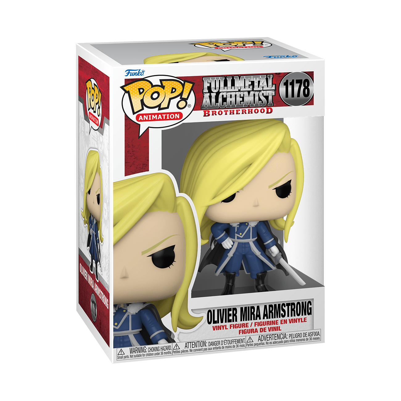 Funko Pop Fullmetal Alchemist Brotherhood Olivier Milla Armstrong 1178