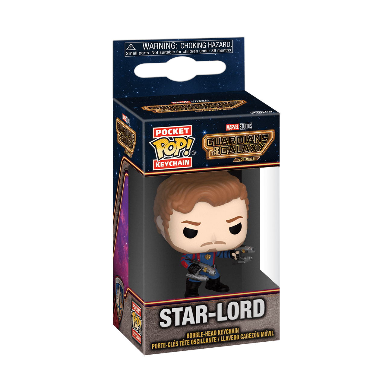 Funko Pocket Pop Keychain Marvel Star Lord Guardianes De La Galaxia 3