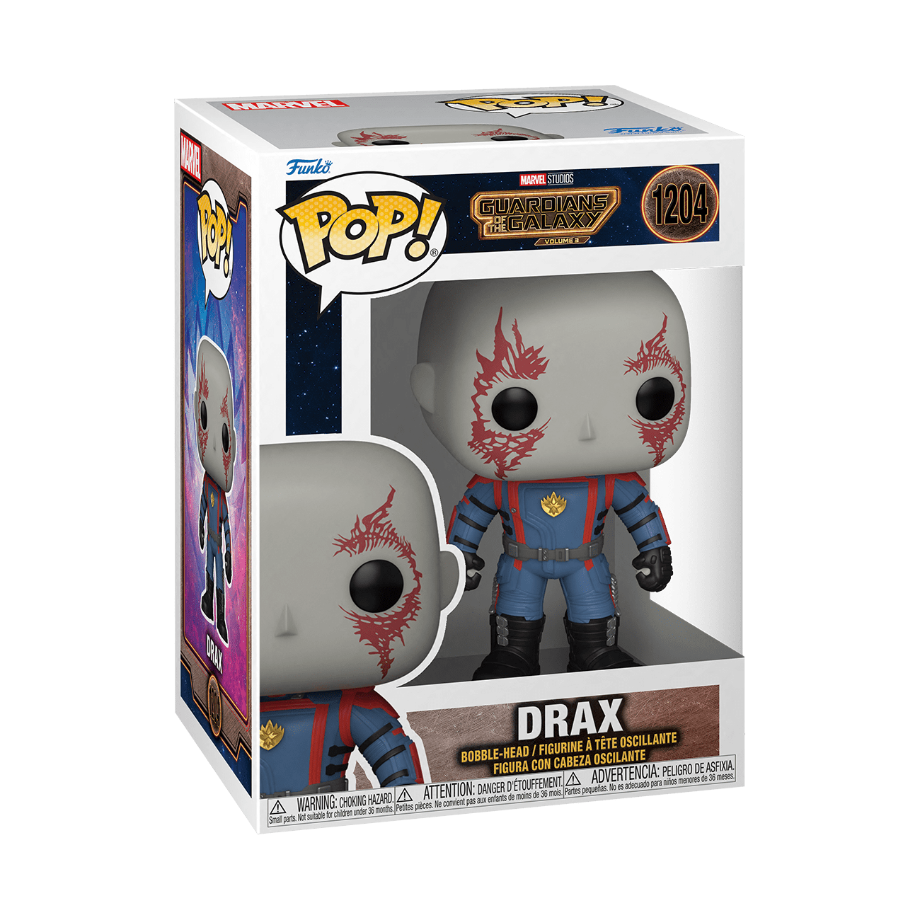 Funko Pop Marvel Drax 1204 Guardianes De La Galaxia 3