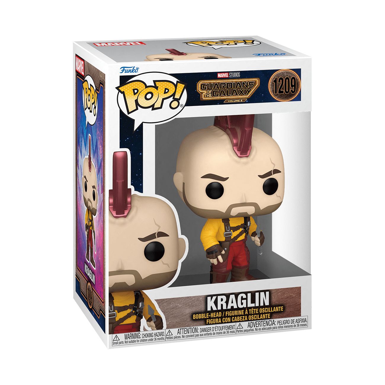 Funko Pop Marvel Kraglin 1209 Guardianes De La Galaxia 3
