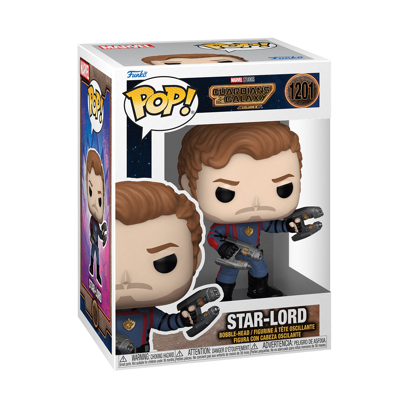 Funko Pop Marvel Star Lord 1201 Guardianes De La Galaxia 3