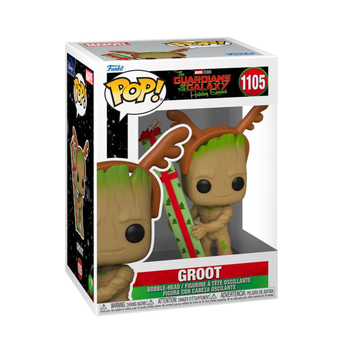 Funko Pop Marvel Groot 1105 Guardianes De La Galaxia Navidad