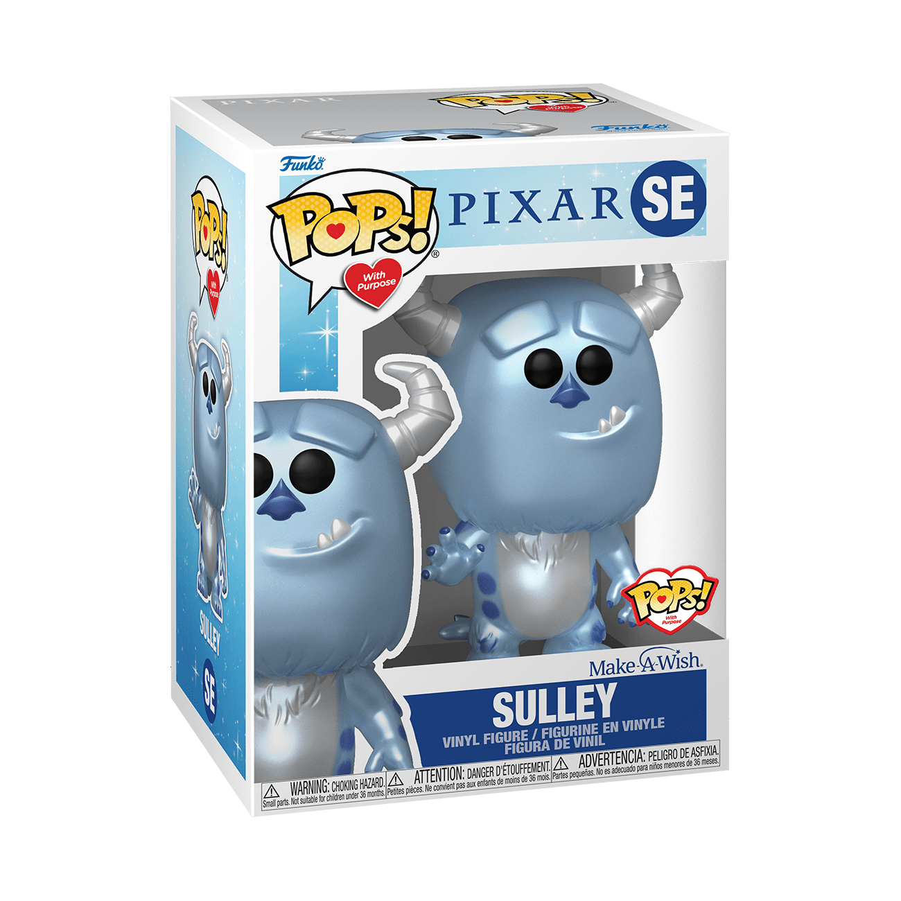 Funko Pop Sulley Metallic Monster Inc Make A Wish