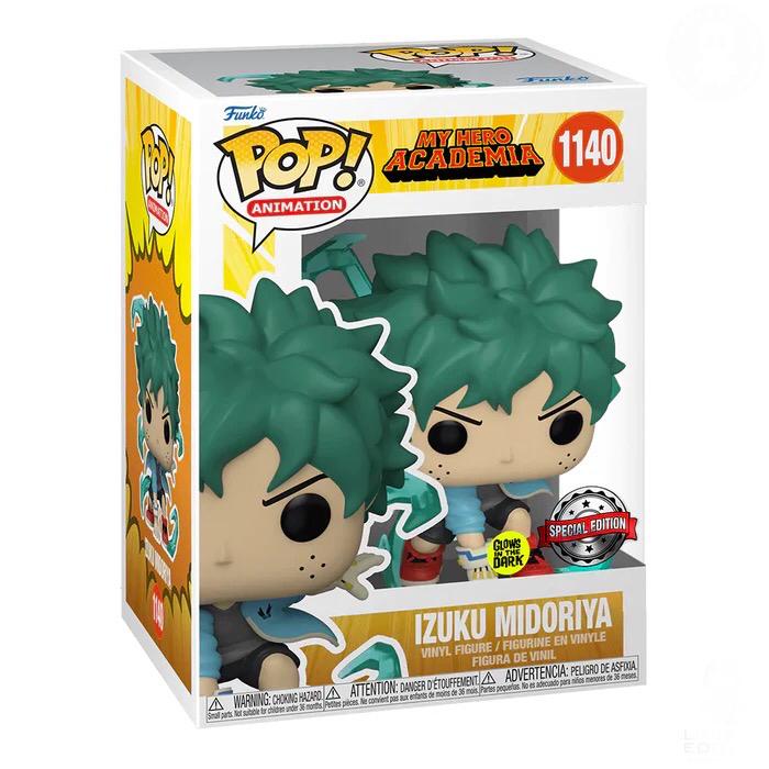 Funko Pop Izuku Midoriya 1140 My Hero Academia Glow Exclusivo