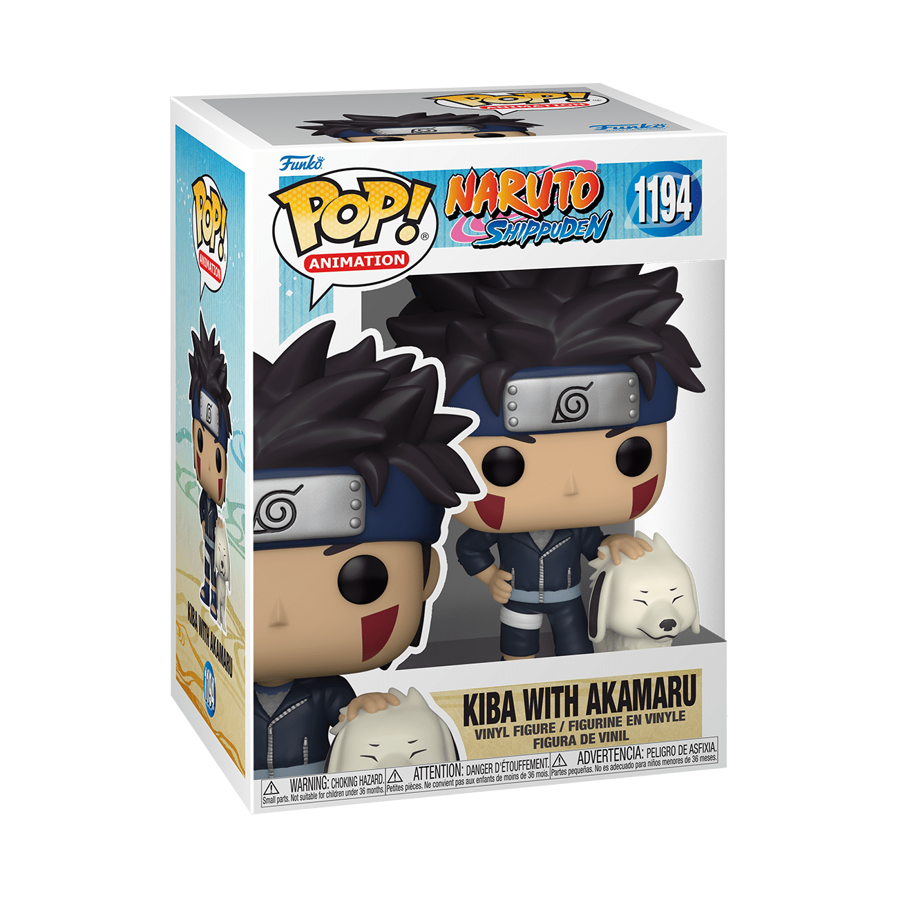 Funko Pop Naruto Shippuden Kiba Con Akamaru 1194