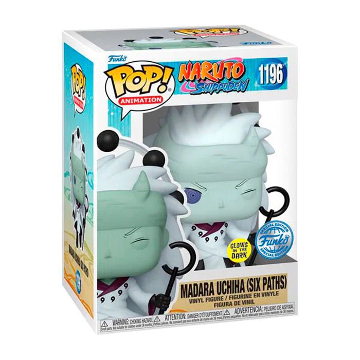 DESCUENTOS Funko Naruto Shippuden Madara Uchiha Six Paths 1196 Glow Exclusivo (Caja Dañada)