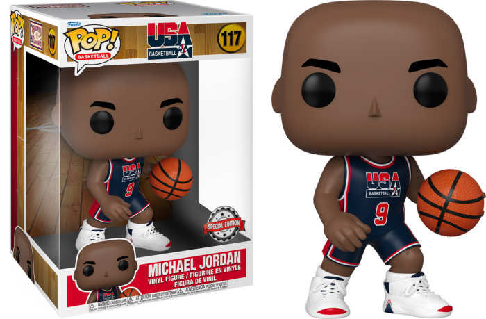 Funko Pop NBA Michael Jordan Jersey Azul 117 10 Pulgadas Exclusivo