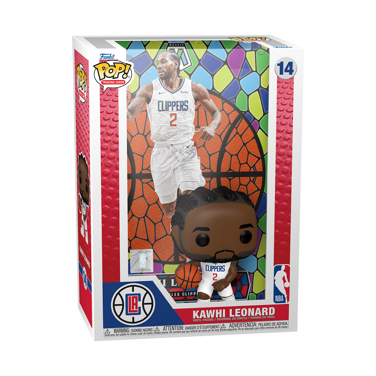 Funko Pop Trading Cards NBA Kawhi Leonard 14 Mosaico