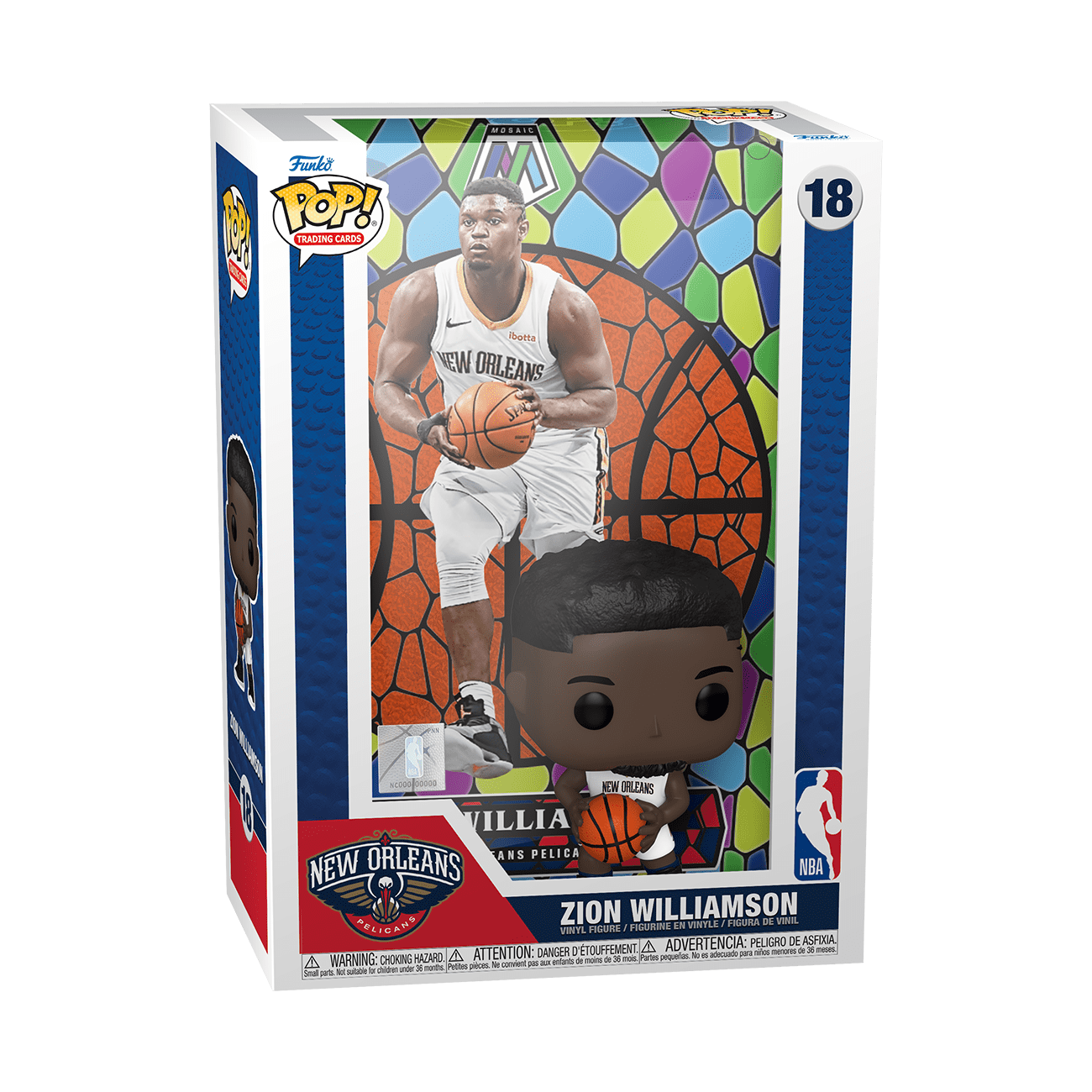 Funko Pop Trading Cards NBA Zion Williamson 18 Mosaico