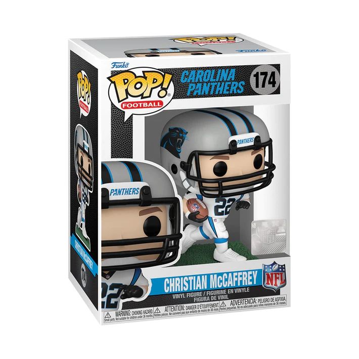 Funko Pop NFL Christian McCaffrey 174 Panthers Carolina