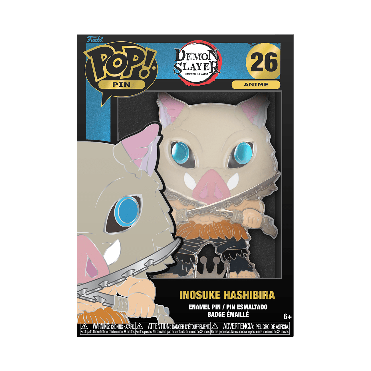 Funko Pop Pin Inosuke Hashibira 26 Demon Slayer