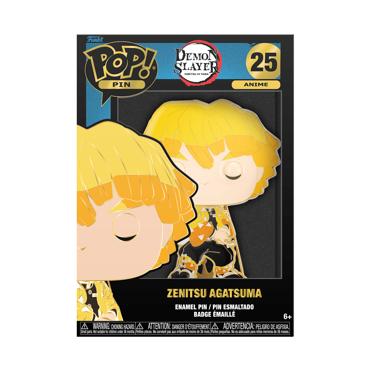 Funko Pop Pin Zenitsu Agatsuma 25 Demon Slayer