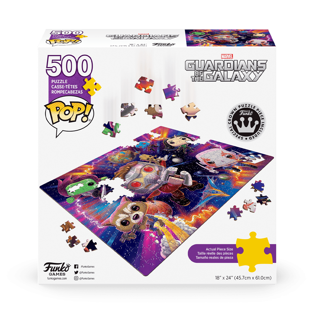 Funko Pop Puzzle Marvel Guardianes De La Galaxia