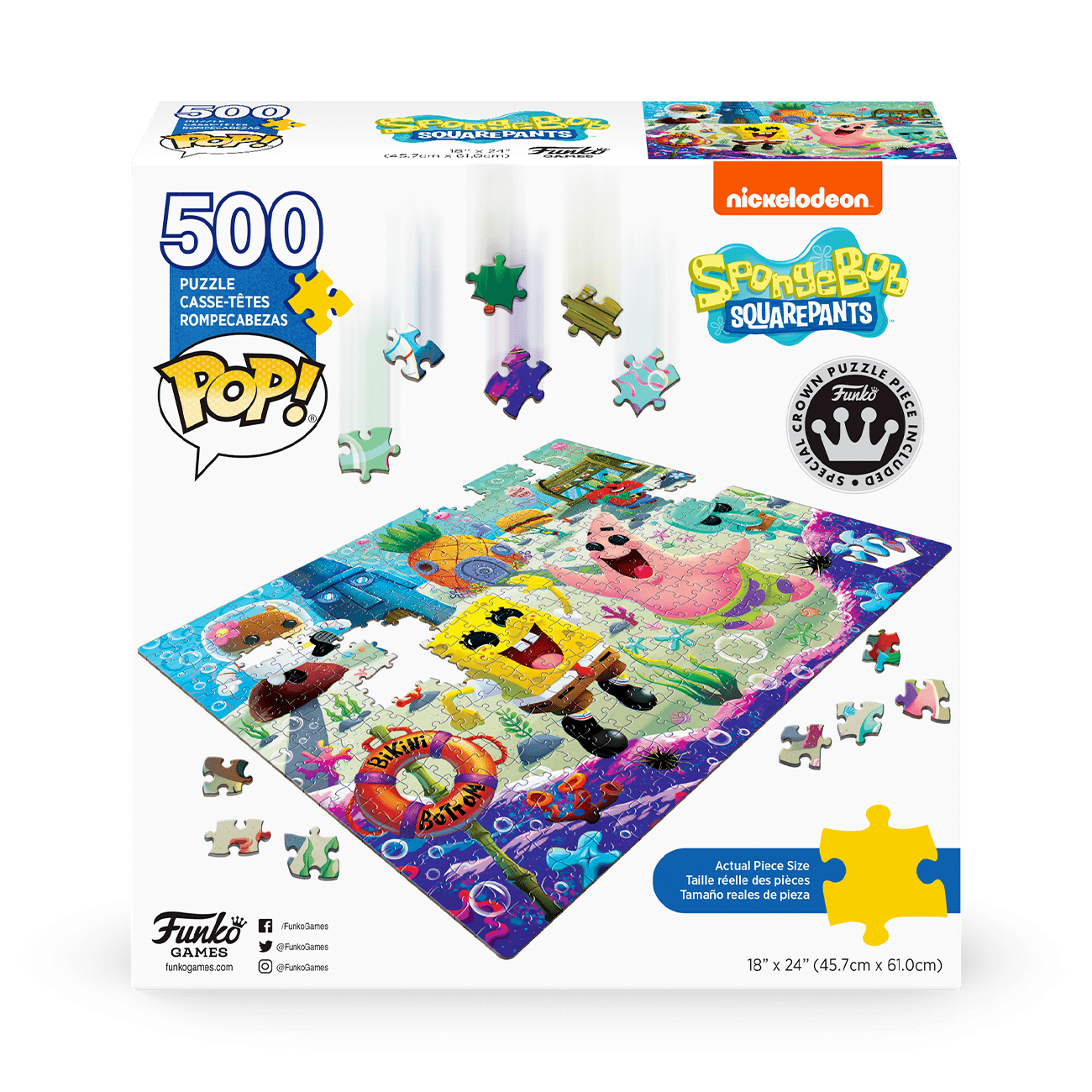 Funko Pop Puzzle Bob Esponja Nickelodeon