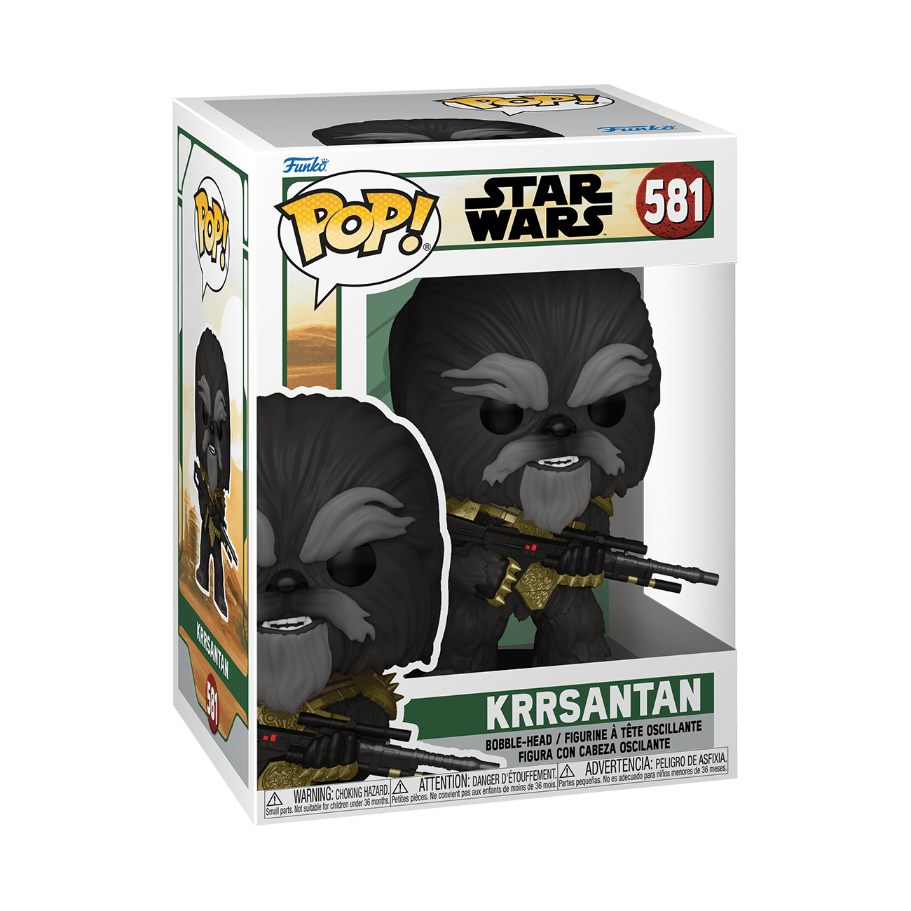 Funko Pop Star Wars Krrsantan 581 Book Of Boba Feet