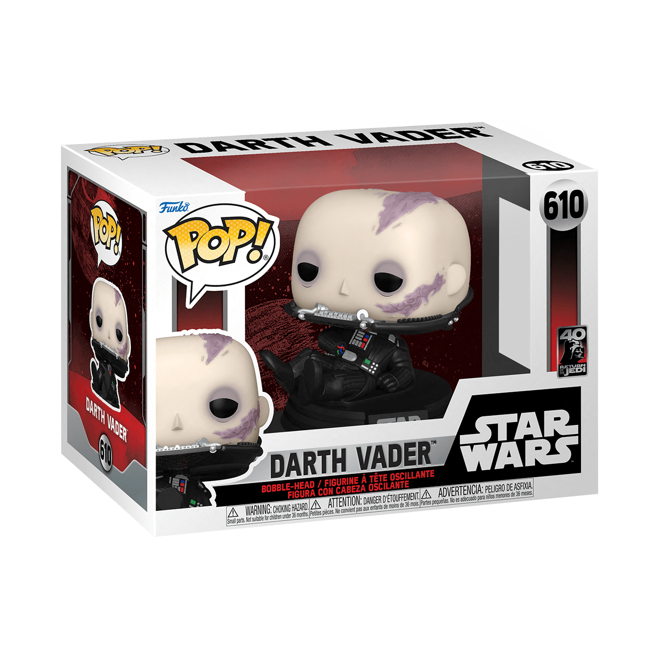 Funko Pop Star Wars Darth Vader 610 40 Aniversario