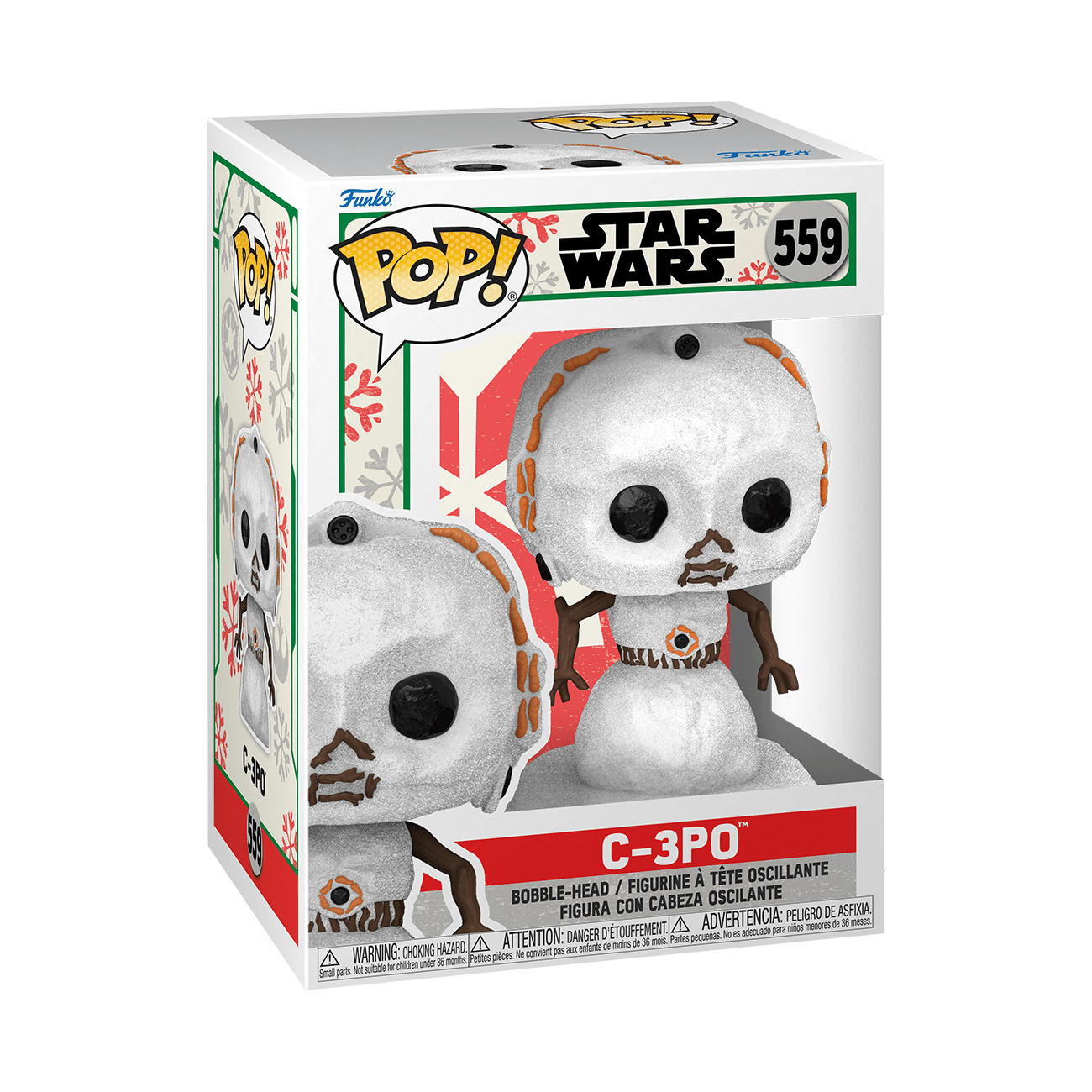 Funko Pop Star Wars Navidad C 3PO Muñeco De Nieve 559