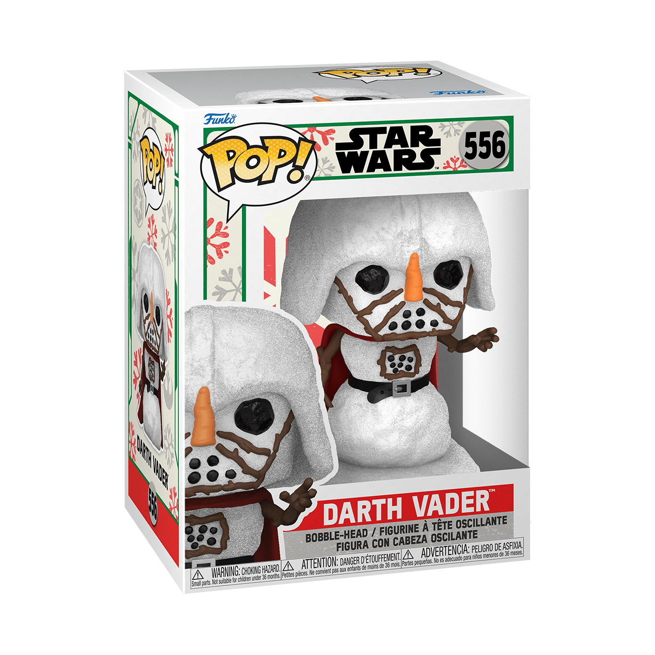 Funko Pop Star Wars Navidad Darth Vader Muñeco De Nieve 556