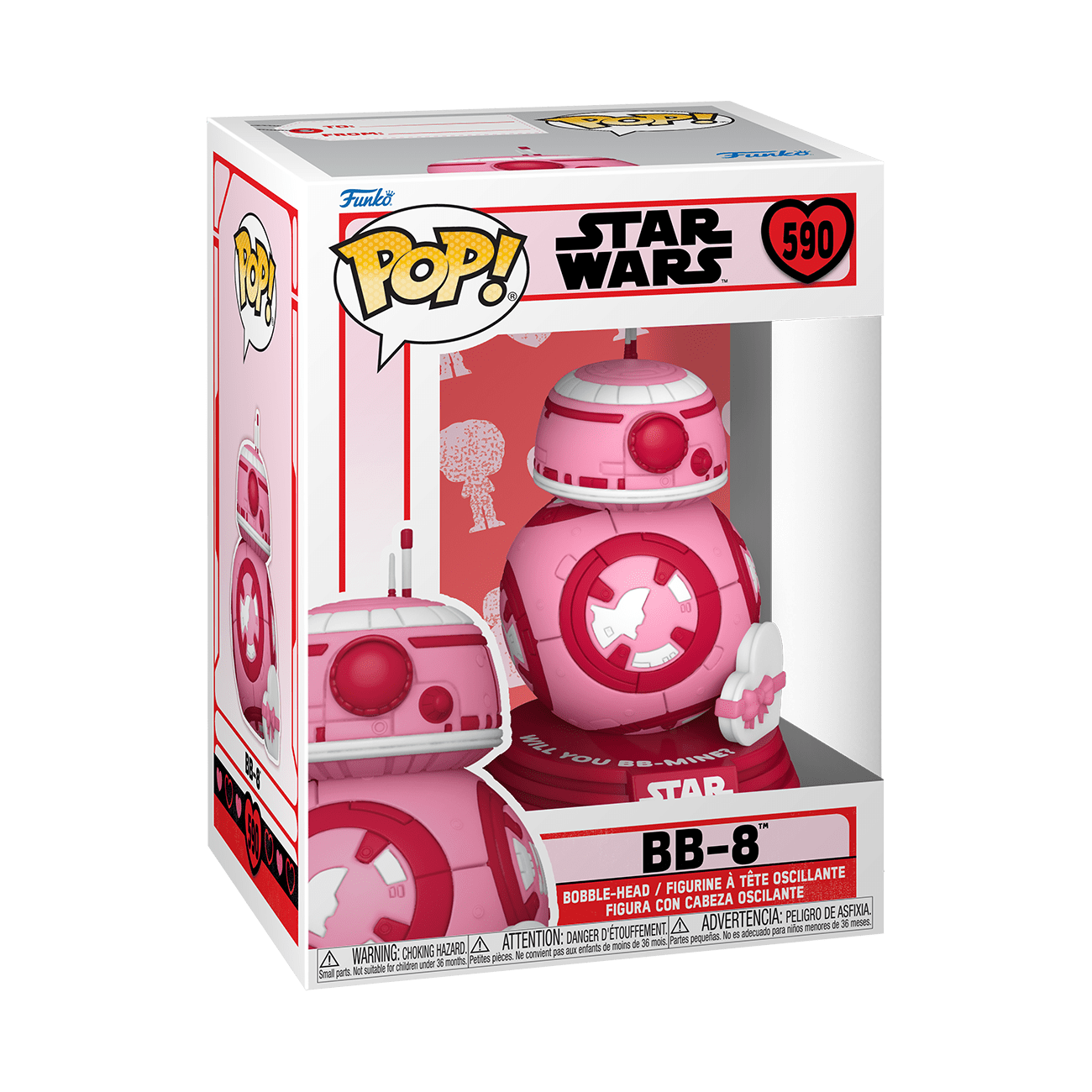 Funko Pop Star Wars BB8 590 San Valentin