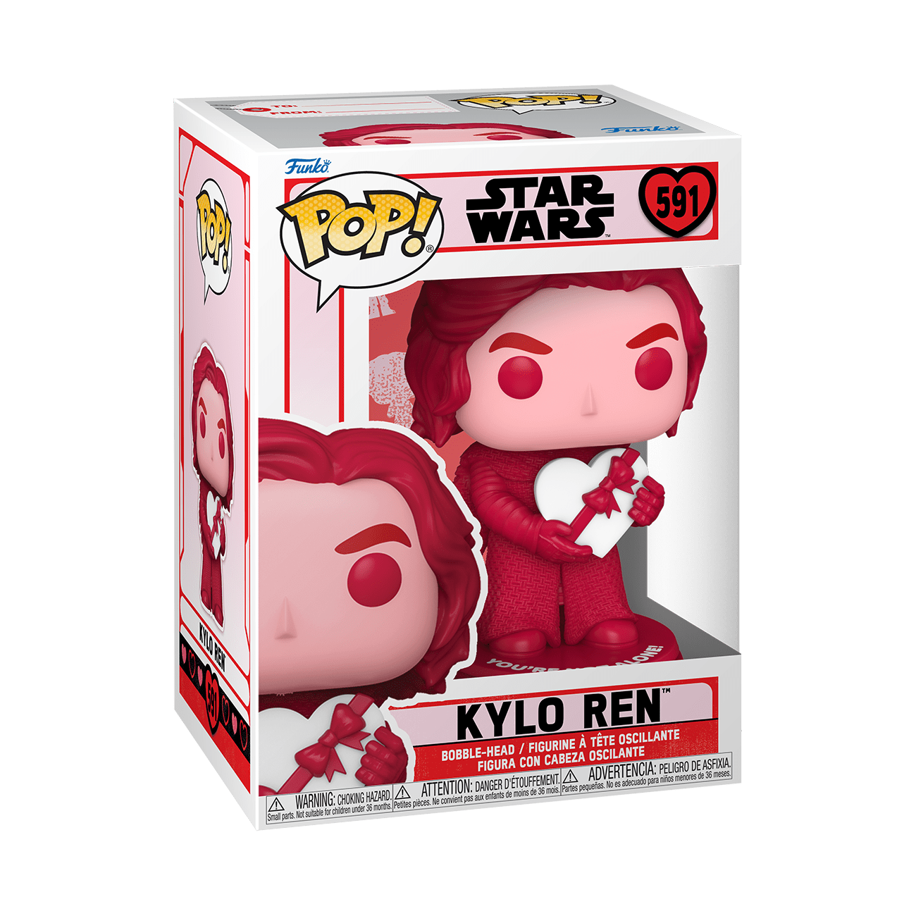 Funko Pop Star Wars Kylo Ren 591 San Valentin
