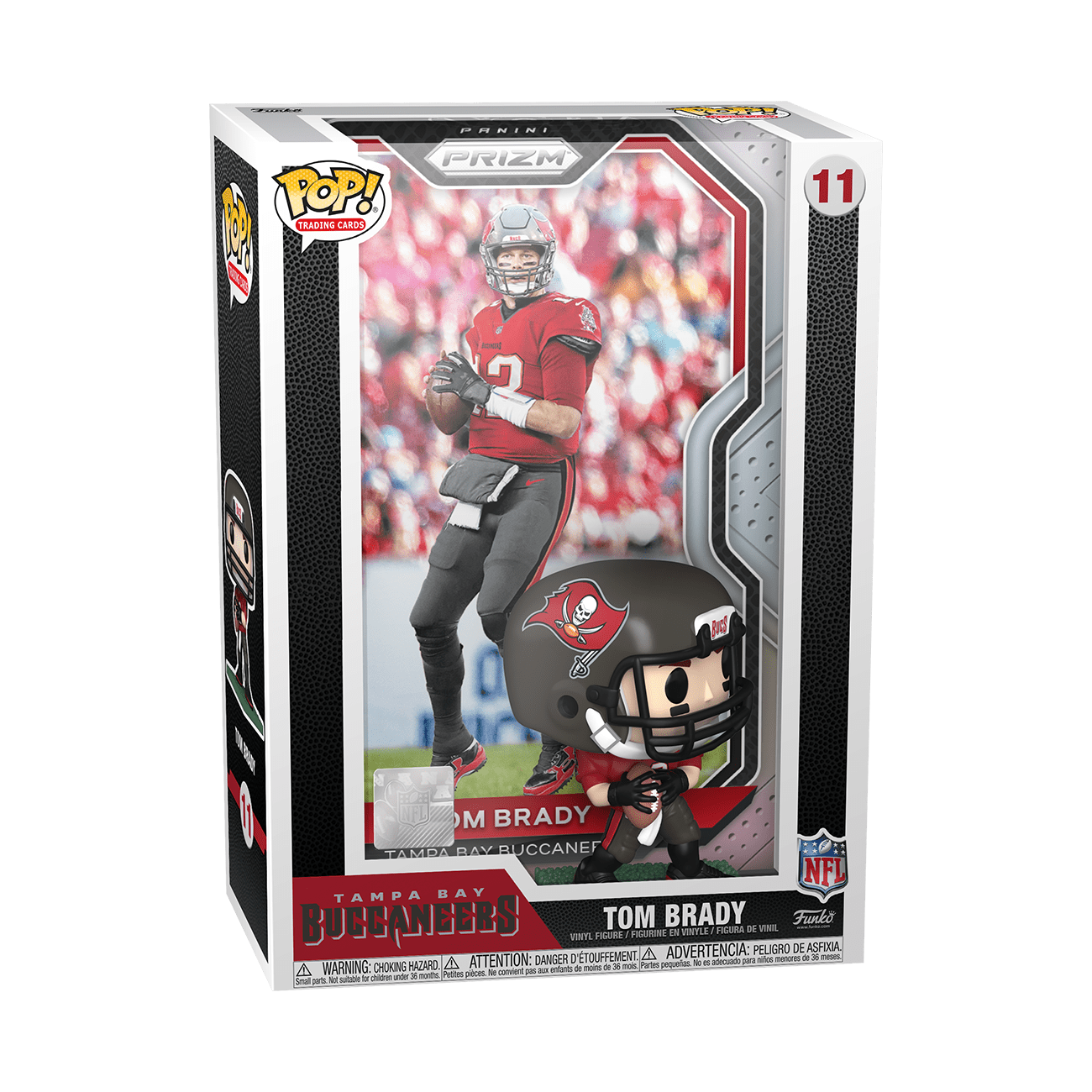 Funko Pop NFL Trading Cards Tom Brady 11 Buccaneers