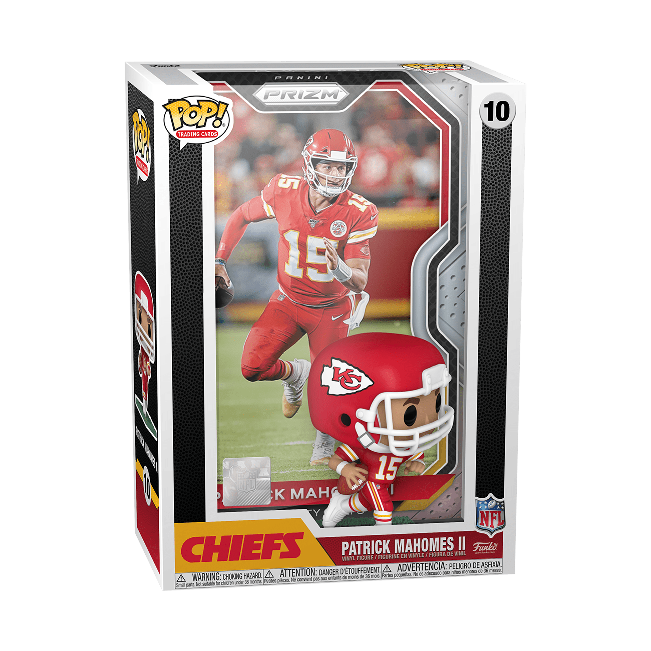 Funko Pop NFL Trading Cards Patrick Mahomes 10 Chiefs