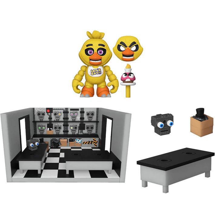 Funko Snap Five Nights At Freddys Chica Con Escenario