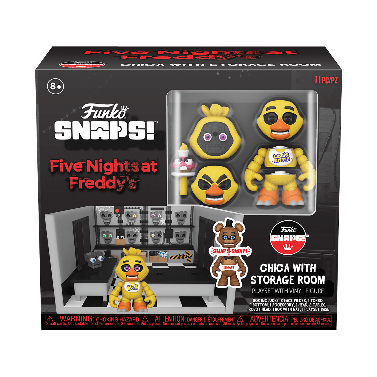 Funko Snap Five Nights At Freddys Chica Con Escenario