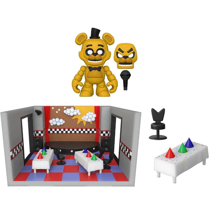 Funko Snap Five Nights At Freddys Freddy Dorado Con Escenario