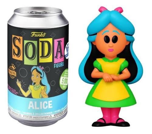 Funko Soda Disney Alicia En El Pais De Las Maravillas BlackLight Exclusivo
