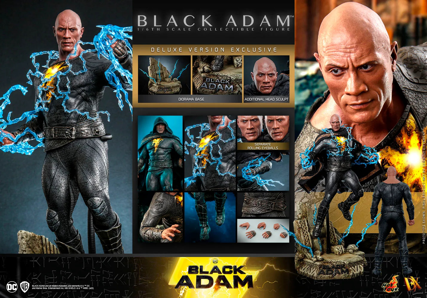 Hot Toys DC Black Adam Deluxe Version
